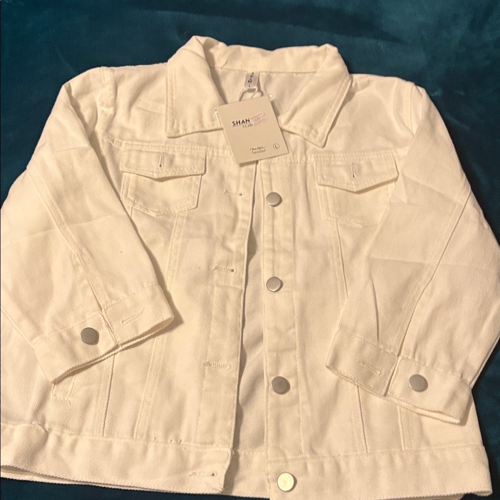SHAN Classic 3/4 sleeve White Jacket